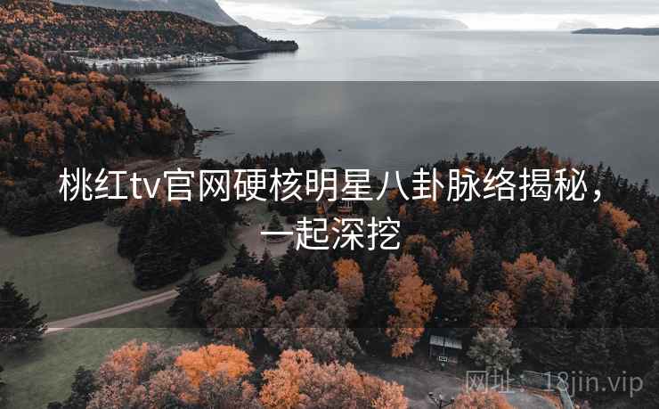 桃红tv官网硬核明星八卦脉络揭秘，一起深挖