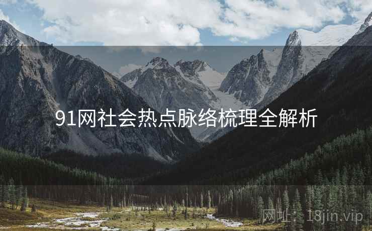 91网社会热点脉络梳理全解析